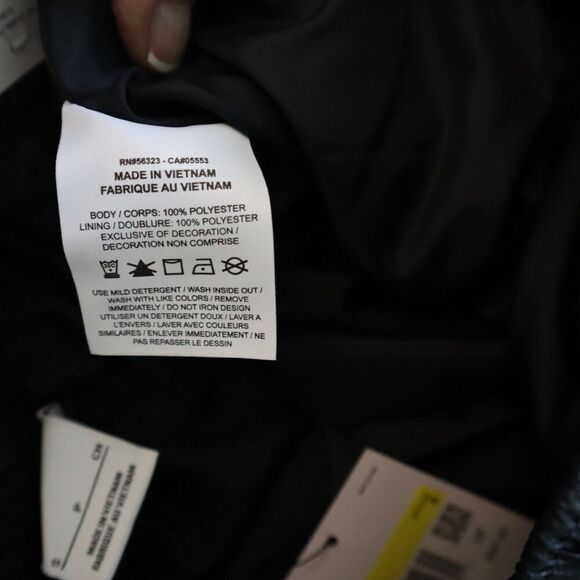 Nike DQ7038-010 Women Sz S Black Icon Clash Loose Fit Water Repellent Pants - Picture 9 of 13